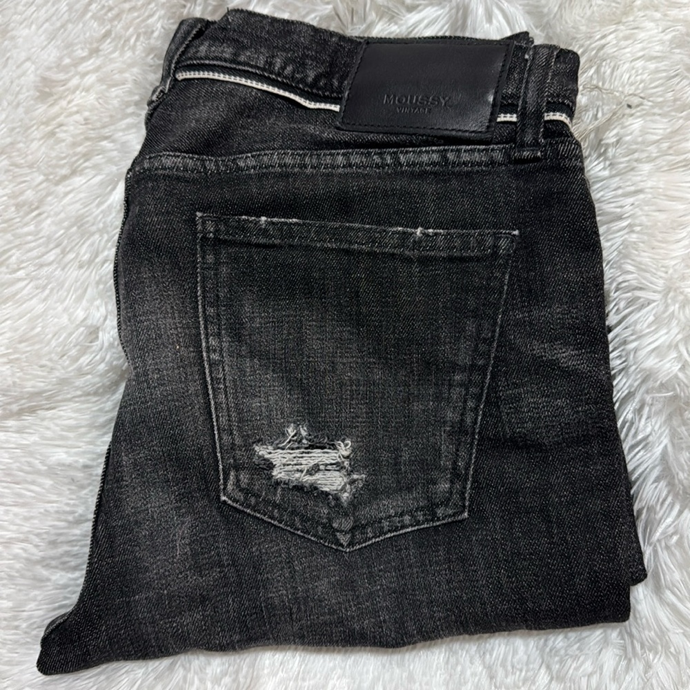 Black Size 30 Moussy Vintage Jeans. Worn